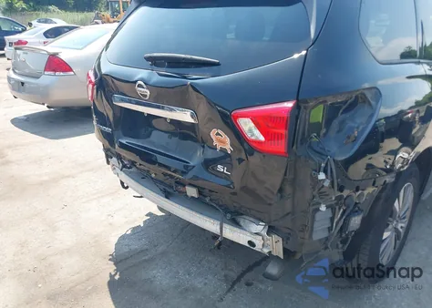 2018 Nissan Pathfinder Sl из США, поврежденный, VIN 5N1DR2MN1JC618075